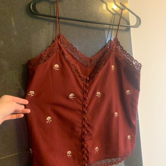 Topshop Button Up Tank - Picture 2 of 2